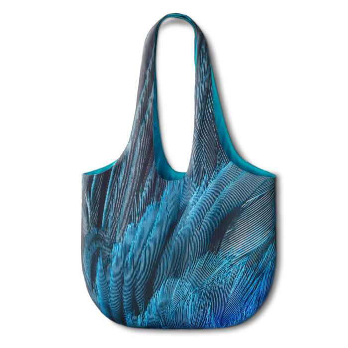 Indigo Bunting Wing Tote Bag